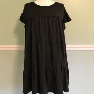 Black swing dress